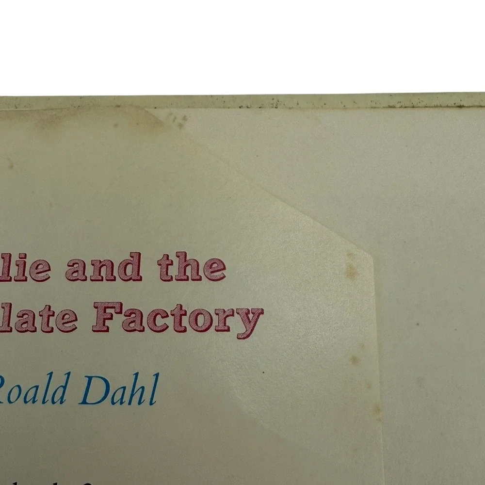 Charlie and The Chocolate Factory-Revised Edition 1973 Roald Dahl-VG-Willy Wonka